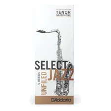 Palheta Sax Tenor Daddario Rico Select Jazz Unfiled 3s Cx/5 Foto mini 1