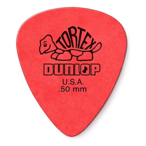 Palheta Tortex 0,50mm Dunlop Foto 1