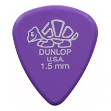 Palhetas Dunlop Delrin 500 1,5mm - 12 Un Cor Roxa Tamanho Pesado Foto mini 1