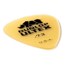 Palhetas Dunlop Ultex 0,73mm - 12 Palhetas Cor Amarela Tamanho Médio Foto mini 2