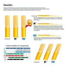 Palhetas Vandoren Tradicional Clarinete (com 10) - N° 2,5 Foto mini 3