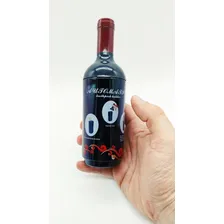 Paliteiro Estilo Garrafa Vinho Tinto Foto mini  3