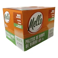 Palito Dente Bambu Sabor Menta Embalado Caixa 2.000 Foto mini  2