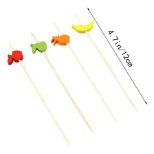 Palito Em Bambu Para Petisco Frutas Coloridas Ha215 Foto mini  2