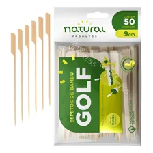 Palito Espetinho Bambu Gourmet Golf Pacote C/50un 9cm Foto mini 1