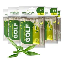 Palito Espetinho Bambu Gourmet Golf Pacote C/50un 9cm Foto mini 4