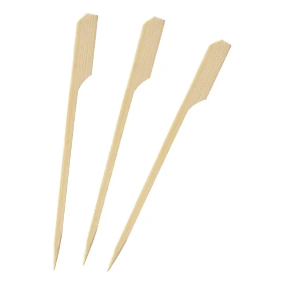 Palito Espeto Golf P/ Hamburguer, Petisco, Lanche 18cm 100un Foto 1