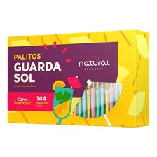 Palito Guarda Sol/chuv Enfeite Drink Bebida 144und - Natural Foto mini  2