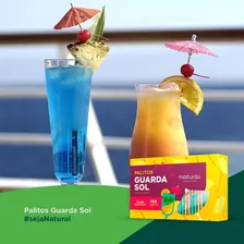 Palito Guarda Sol/chuv Enfeite Drink Bebida 144und - Natural Foto mini 4
