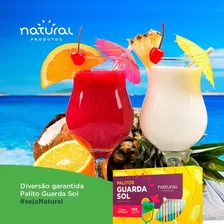 Palito Guarda Sol/chuv Enfeite Drink Bebida 144und - Natural Foto mini  3