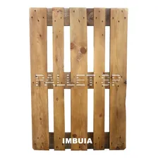 Pallet Euro Epal Lixado E Envernizado Para Móveis Rústicos Cor VERNIZ IMBUIA Foto mini 1