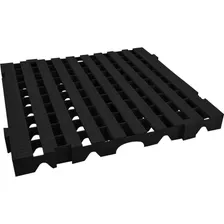 Pallet Plástico Preto 50x50x4,5 Foto mini 2