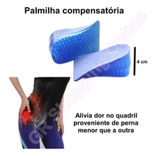 Palmilha Elevatória Alívio Do Cansaço Nas Pernas 4cm Azul Cor Elevatória Azul Tamanho da palmilha EA 34-40 Foto mini  2