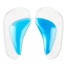 Palmilha Gel Arco Plantar Ortopédica Pé Chato Cavo Silicone Cor Tamanho Da Palmilha Pequeno Foto mini 1