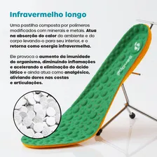 Palmilha Ortopédica Magnética Infra Vermelho Longo Foto mini  3