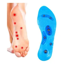 Palmilha Ortopédica Magnética Massagem Terapia Alivia Dores Foto  mini 1
