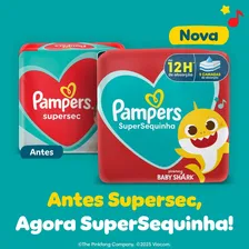 Pampers Supersequinha Fralda Xxg 66u Extra Extra Grande (xxg) Sem Gênero Foto mini  3