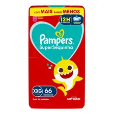 Pampers Supersequinha Fralda Xxg 66u Extra Extra Grande (xxg) Sem Gênero Foto mini  2
