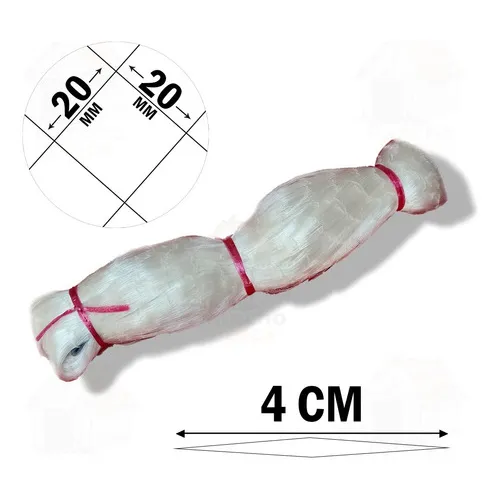 Panagem Pano Rede Pesca 20mm Malha 4cm Nylon 0.40x20x48 Foto 1