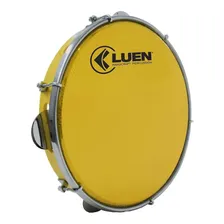 Pandeiro 10 Abs Amarelo Pele Holográfica Luen Foto  mini 1