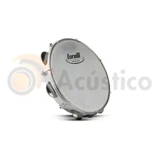 Pandeiro 10 Corpo Abs Torelli Branco Pele De Nylon + Chave Foto mini 4