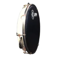 Pandeiro 10 Pele Preta Abs Luen Profissional + Chave Cor Branco Foto mini  2