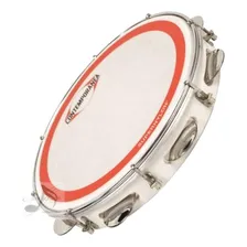 Pandeiro 11 Contemporânea Super Nylon Profiss + Case Simples Cor Branco Foto mini  2