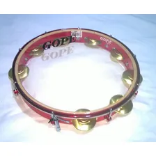 Pandeiro 12 Poleg Pele Cristal Profiss Cor Cereja - Gope Foto mini 4