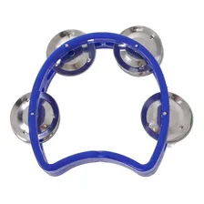 Pandeiro Infantil Meia Lua Pandeirola Profissional Azul Foto mini 1