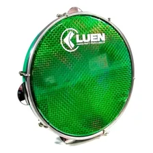 Pandeiro Luen 10 Polegadas Aro Abs Pele Holografica Verde Foto mini 1