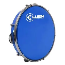 Pandeiro Luen 11 Formica Azul Pele Holog Azul Foto  mini 1