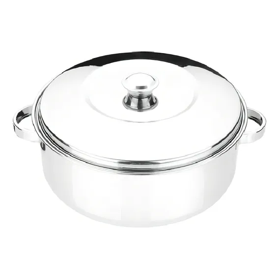 Panela 12 Lts Com Tampa Inox Caçarola Cozimento Zanella Foto 1