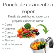 Panela 4x1 A Vapor Pipoqueira Cuscuz Pudim Festa Junina Cor Craqueado Foto mini 2