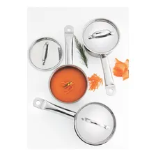 Panela Aço Inox Com Fundo Triplo Ø 20cm Tramontina Cor Aço Inoxidável Foto mini 2