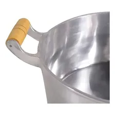 Panela AlumÃnio Batido 14l, 7mm, 38cm, AlumÃnio Prolar Foto mini 2