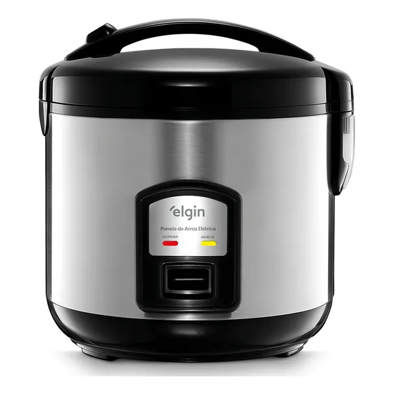 Panela Arroz Eletrica 10 Xicaras Inox 700w Rizzo Elgin 110v Foto 1