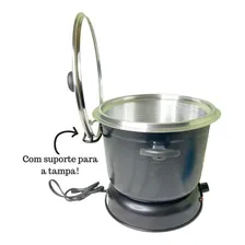 Panela Banho Maria Derreter Chocolate Tampa De Vidro Preta 127v Foto mini 2