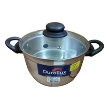 Panela Banho Maria Legumes A Vapor Cuscuz Pudim Tampa Vidro Cor Prateado Foto mini 2