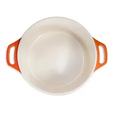 Panela Caçarola Antiaderente Cerâmico 28cm Indução Laranja Foto mini 3