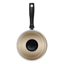 Panela Caçarola Antiaderente Com Tampa Não Gruda Tramontina Cor Panela 18cm 2l Foto mini  2