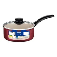 Panela Caçarola Antiaderente Com Tampa Não Gruda Tramontina Cor Panela 18cm 2l Foto mini 4