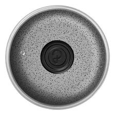 Panela Caçarola Antiaderente Preto 20cm 3l Tampa De Vidro Panelux Foto mini 4