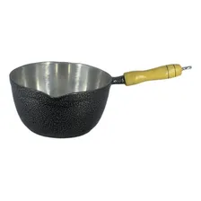 Panela Caçarola Japi Aluminio Batido Craqueado Preto N18 Foto  mini 1