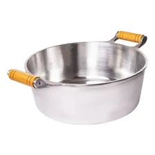 Panela Caçarola N34 Alumínio Batido Fundido Grosso 9 L Pomel Cor Prateado Foto mini 4