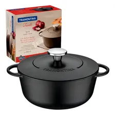 Panela Caçarola Tramontina 4l Ferro Fundido Antiaderente Foto mini 3