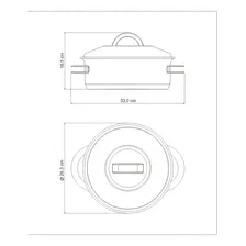 Panela Caçarola Tramontina Para Arroz 24cm Inox Solar Rasa Foto mini 3