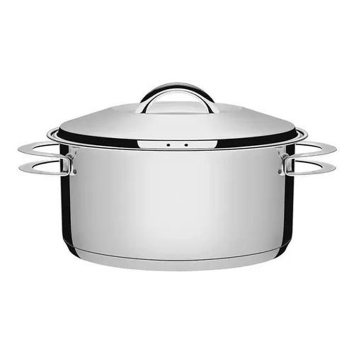 Panela Caçarola Tramontina Para Arroz 24cm Inox Solar Rasa Foto 1