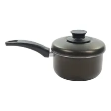 Panela Com Tampa AlumÃnio 16 Antiaderente Cabo Seguro Cor Preto Foto mini 1