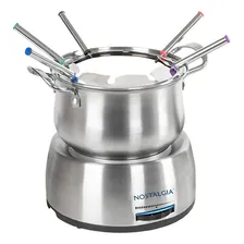 Panela De Foundue Elétrica Nostalgia Em Aço Inoxidável 127v Cor Prateado 127 Foto mini  2