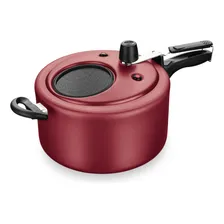 Panela De Pressão Antiaderente Cereja Com Visor 6,0l Mta Foto  mini 1